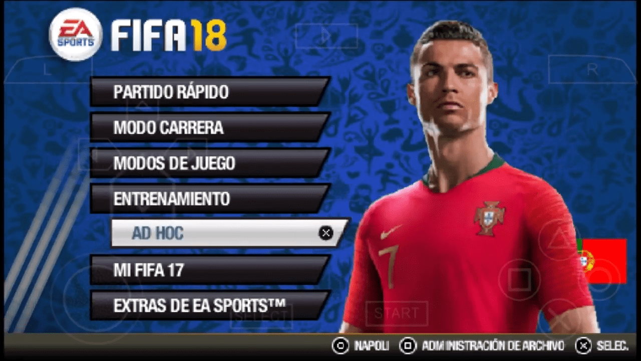 FIFA 18 OFFLINE PARA ANDROID/PSP COM COPA DO MUNDO RÚSSIA 2018