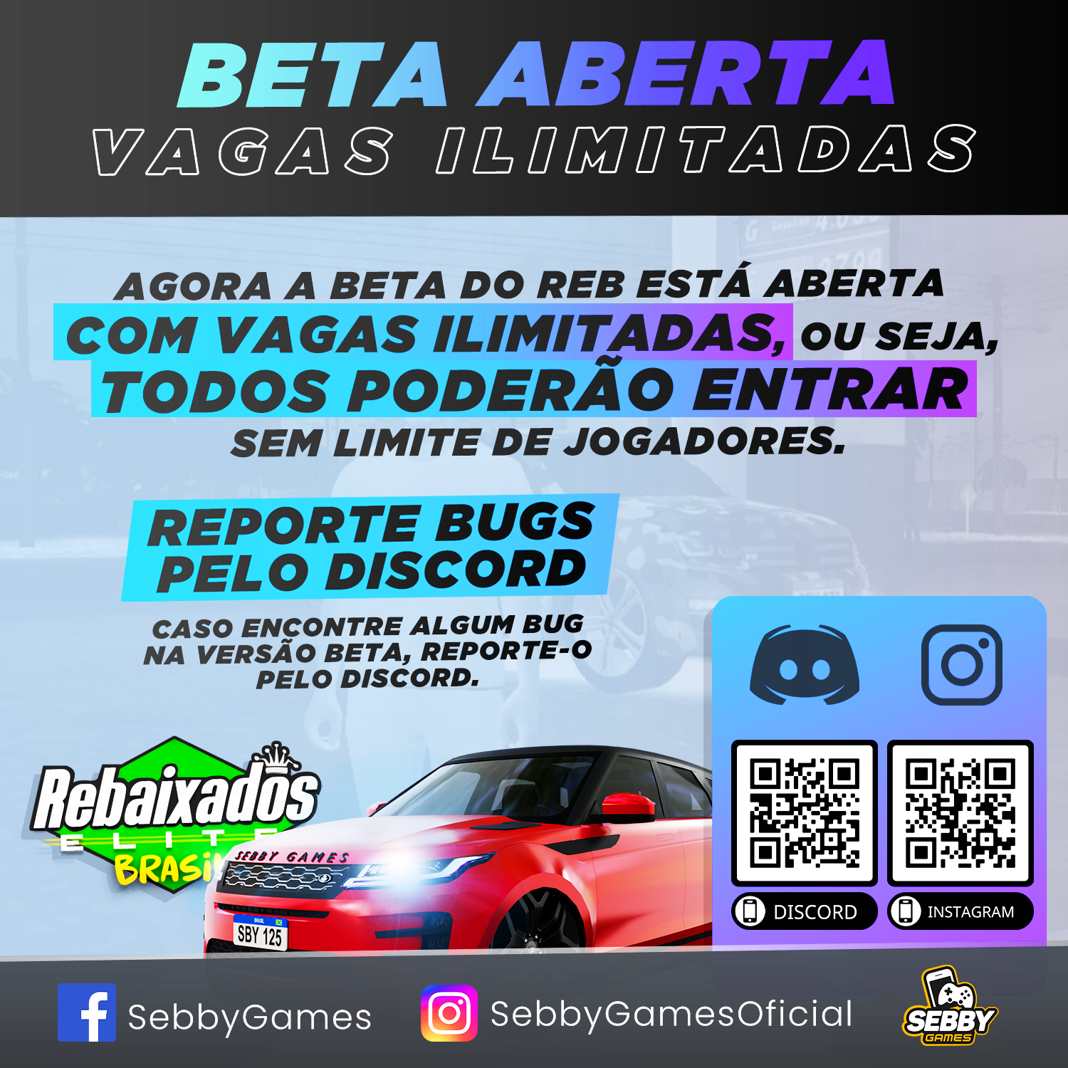 Rebaixados Elite Brasil – BETA para TODOS!